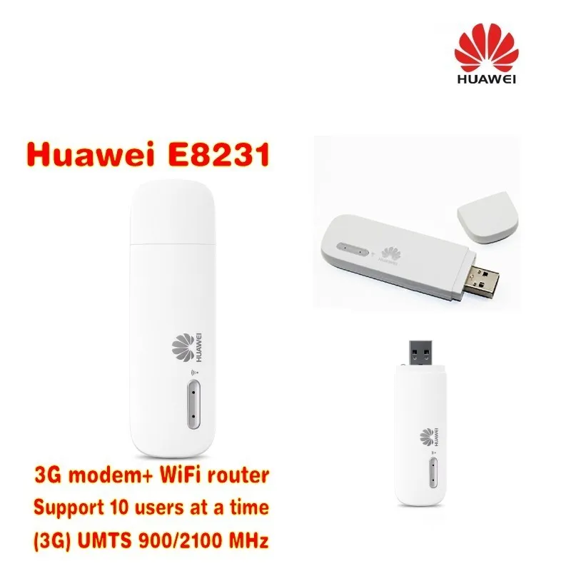 Лот из 10 шт. разблокированный HUAWEI E8231 3g 21 Мбит/с WiFi ключ 3g USB wifi-модем автомобильный Wifi Поддержка 10 пользователи WiFi