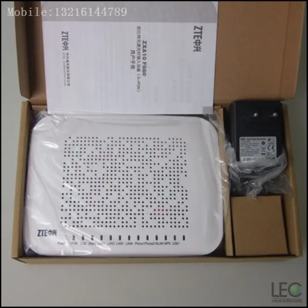 US $55 0 |English Version Original Brand New ZTE F660 V3 0 GPON ONU With 4 LAN Ports,2 Voice Ports and Wlan Apply to FTTH-in Fiber Optic Equipments