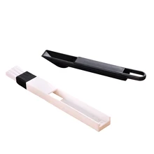 Щелевая щетка с высокой резкостью губка для чистки оконной фурнитуры и Рам щетка с пылесборником инструмент для очистки мойки экраны клавиатуры кухонные аксессуары черный