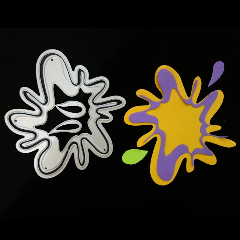 

Metal Cutting Dies Stencils Abstract Water Drops for DIY Scrapbooking/photo album Decorative Embossing DIY Paper Cards