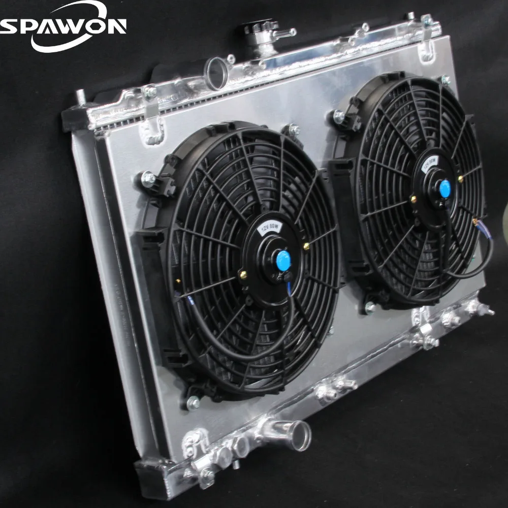 2208 2 Row Aluminum Radiator + Fan Shroud For Mitsubishi Mirage 97 02 L4 1.5 1.8-in Radiators & Parts from Automobiles & Motorcycles on Aliexpress.com ...