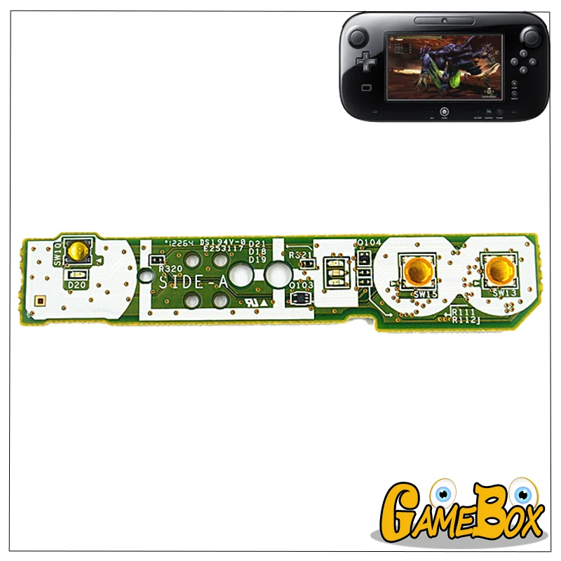 Pulsante Home Originale On Off Mainboard Per Nintend Wiiu Power Switch Pcb Board