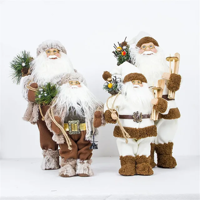 2019 the new santa claus plush doll christmas qrnament rag art christmas tv deals 2019
