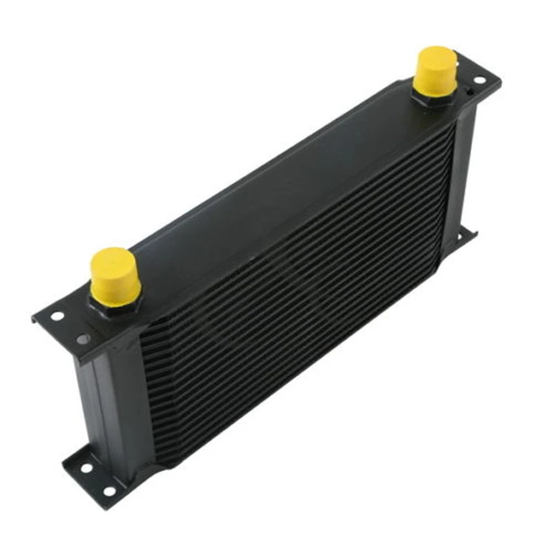 Nuevo Negro UNIVERSAL 19 filas AN-10AN motor de transmisión de carreras enfriador de aceite accesorios de motocicleta británica