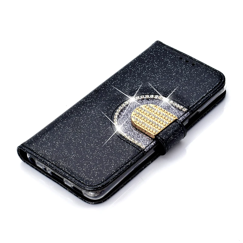 KEFO Bling Glitter Wallet Case For LG G7 Diamond Flip Mirror Cover For LG Stylo 4  K8 2018  K10 2018 Card Holder Coque Capa    (13)