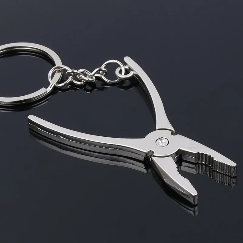 

Mini Portable Wire Stripper Pliers Crimping Tool Stainless Steel Multi-tool Woodworking Keychain Ring Nipper