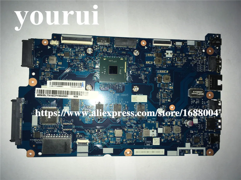 CG420 NM-A805 для lenovo 110-15IBR Материнская плата ноутбука SR2KN N3060 DDR3 тестирование |