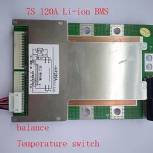 7 S 120A версия S литиево-полимерный lipo BMS/PCM/PCB плата защиты батареи для 7 пакетов 18650 литий-ионная батарея сотового w/баланс