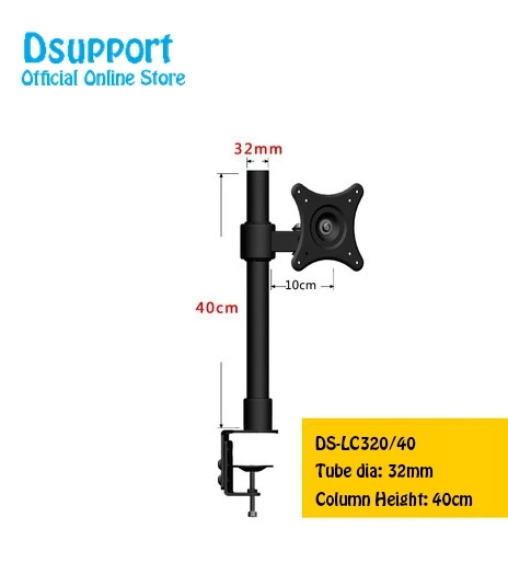 Настольный зажим 10-2" ЖК-светодиодный кронштейн для телевизора, свободный подъем, полное вращение, держатель для монитора, подставка для монитора - Цвет: LC320-40
