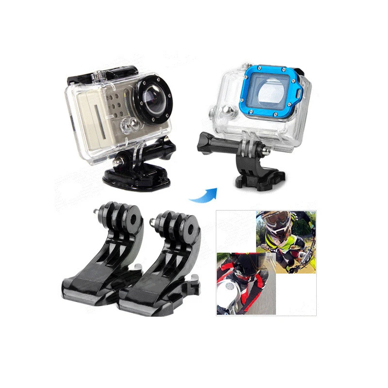 Floating Snorkeling waterproof Housing Frame protector Case with Base Wrist band for gopro 45 session Sports camera accessories set (1)