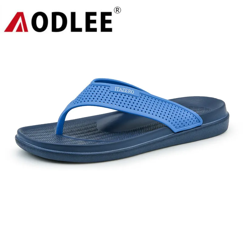 

AODLEE 2019 Men Flip Flops Soft Message Summer Fashion Casual Shoes Men Slippers Beach Sandals Men Water Shoes Platform Sandals