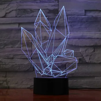 

3D LED Night Light festive Lighting 7 Colors Changing Lampara decoration Table Desk Lamp Indoor Decorative Lampade USB bulbing