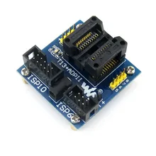 T13+ adpii ATTINY13 attiny12 attiny15 attiny25 attiny45 SOIC8(208 млн.) avr Enplas программирования адаптер Тесты разъем