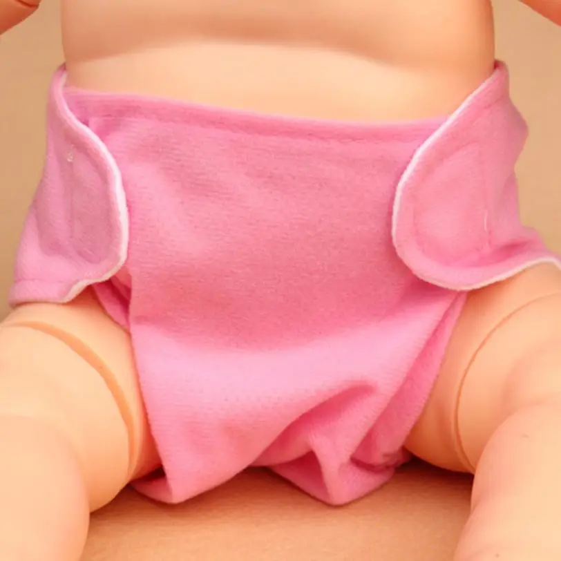 Детские многоразовые подгузники 1 шт. моющиеся герметичные тканевые подгузники высокого качества Регулируемые Fralda M6 - Цвет: Pink