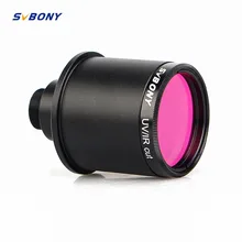 SVBONY 1.25'' UV/IR Cut Block Filter Telescope Infra Red Filter CCD Camera + Webcam Adapter for Astronomy Telescope F9127A