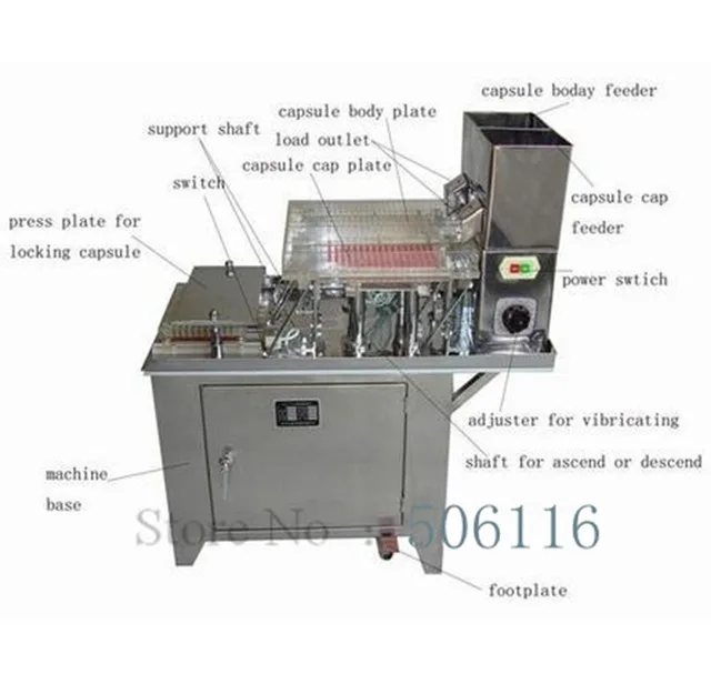 

semi automatic Capsule filling machine for all sizes of capsule fast shipping