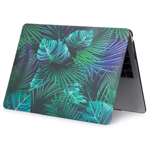 Plant-01 Матовая Мрамор ноутбук чехол для ноутбука MacBook Air retina Pro 11 12 13,3 15 Обложка нового MacBook Pro 13 15,4 дюймов с сенсорной панелью ID 13 A1932+ подарок - Цвет: Plant-01