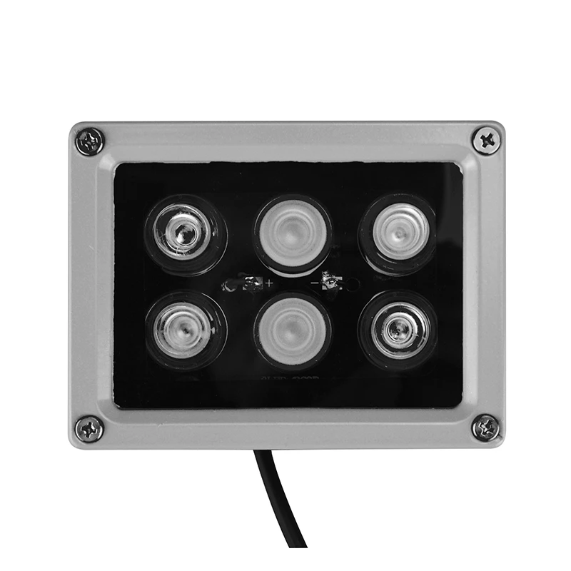 

DC 12V CCTV 6pcs Array LEDS IR illuminator infrared Light CCTV Led Waterproof Night Vision CCTV Fill Light for Security Camera