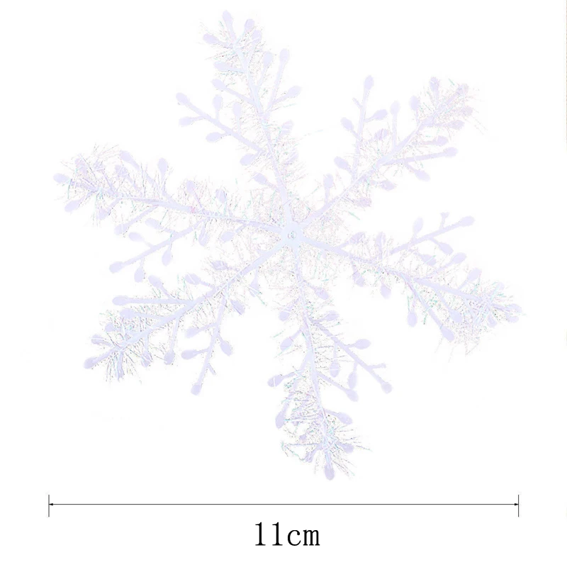 Распродажа 30 шт. Рождественская Классическая Очаровательная белая Снежинка вечеринка, праздник, Рождество украшения домашний декор