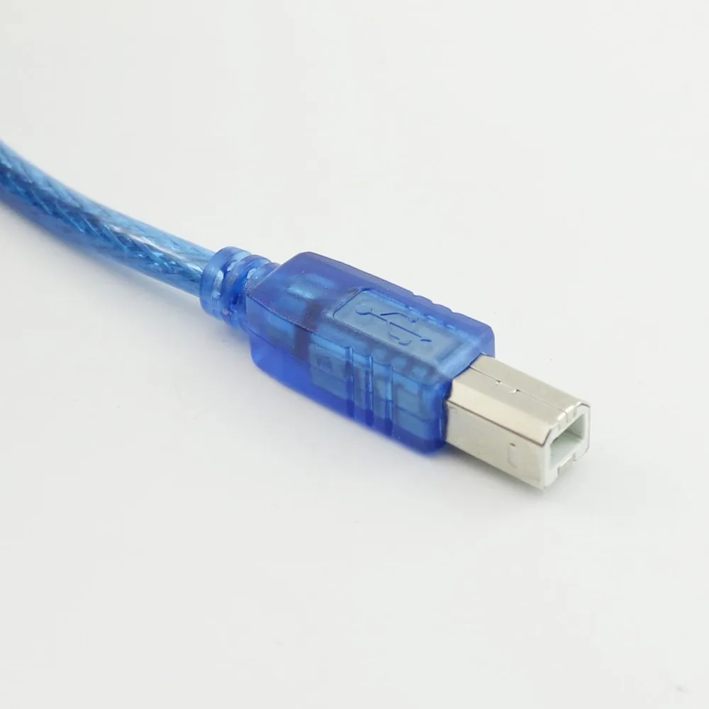 10x 5M/16FT USB 2.0 Type A Male to USB 2.0 B Male Plug Printer Scanner Male to Male Connector Cable Cord Blue