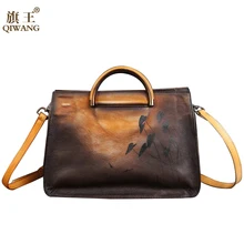 Женская сумка ручной работы из натуральной кожи высокого качества, женская дизайнерская сумка-тоут, два цвета, сумки из коровьей кожи для модных женщин