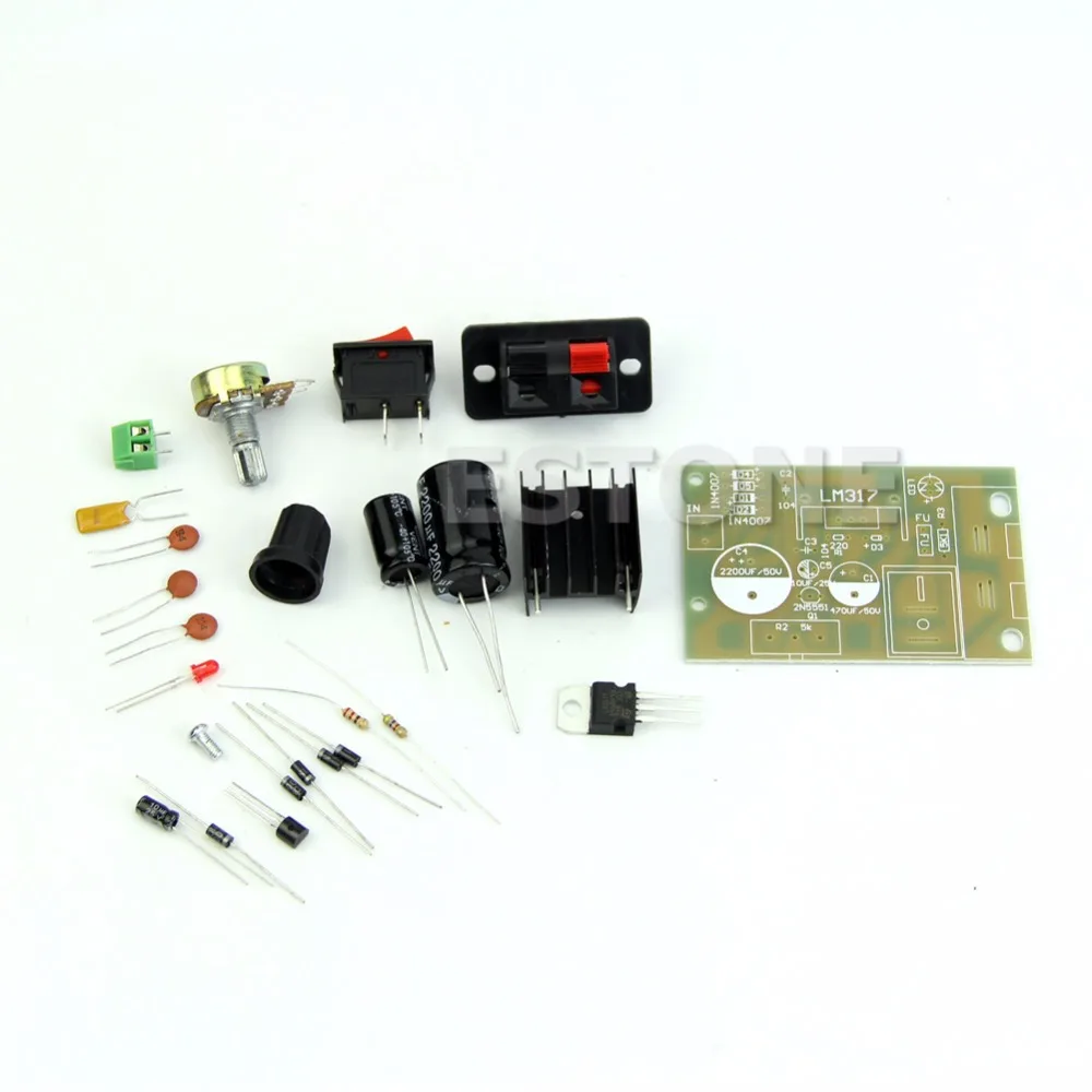 

1 Set New AC/DC Input 5V-35V to 1.25V-30V Step Down Power Supply Module LM317 DIY Kit - L060 hot