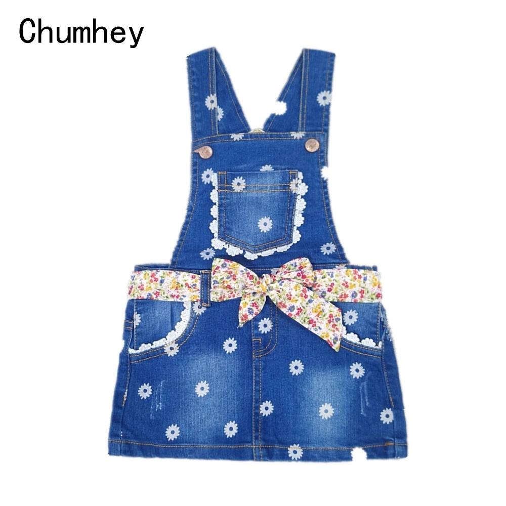 

18M Baby Sundress Baby Girl Bib Suspender Dress Summer Denim Straps Dresses Girls Overalls Children Clothes Kids Clothing