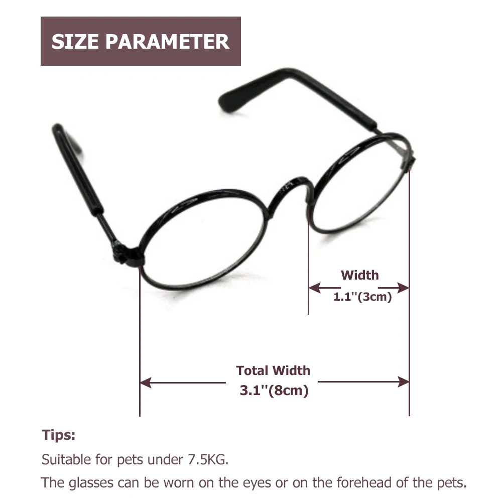 Модные кошачьи очки, прозрачные очки для глаз, солнцезащитные очки для маленьких щенков, собак, домашних животных, фото, Хэллоуин, косплей, реквизит, аксессуары для ухода
