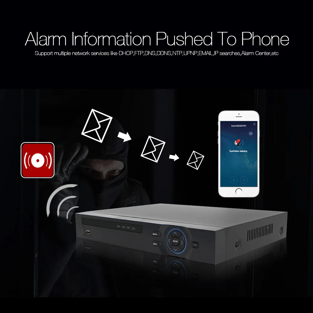 H.265 32Ch NVR 1080P или 25Ch 5MP 8CH 8MP ONVIF сетевой рекордер поддержка для безопасности ip камеры