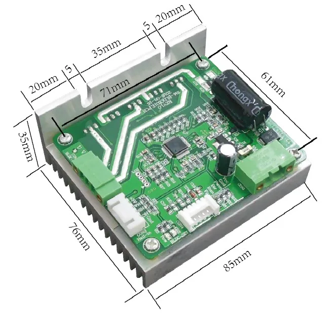 24 V 300 W Бесщеточный DC мотор драйвер Панель управления скоростью имеет работу Holzer