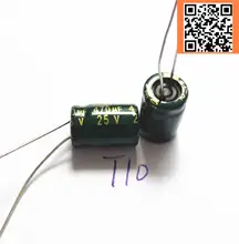 30pcs/lot T10 25V 470UF Low ESR/Impedance high frequency aluminum electrolytic capacitor size 8*12 470UF25V