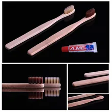 6 комплектов одноразовая мягкая щетина с бамбуковой ручкой эко-друг зубная щетка зубная паста для ухода за полостью рта Зубы зубная паста Чистка Dropship