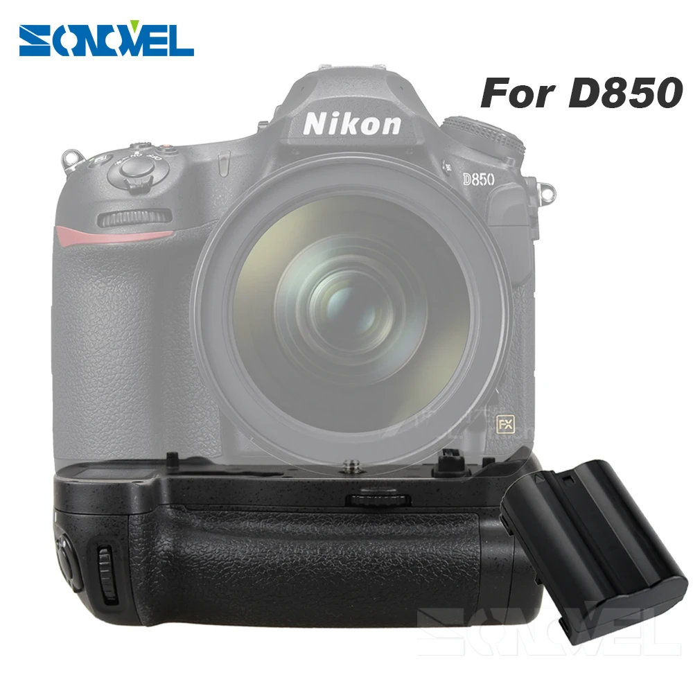 Вертикальный Батарейный держатель MB D18 + EN EL15 Аккумулятор для Nikon D850 EL15a DSLR