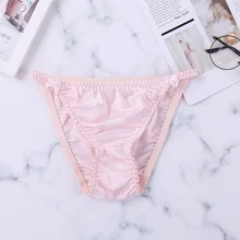 Дамские трусики бикини для девочек, нижнее белье с заниженной талией с загнутым краем, трусики, нижнее белье, сексуальное, милое, стринги для женщин, трусы, трусы