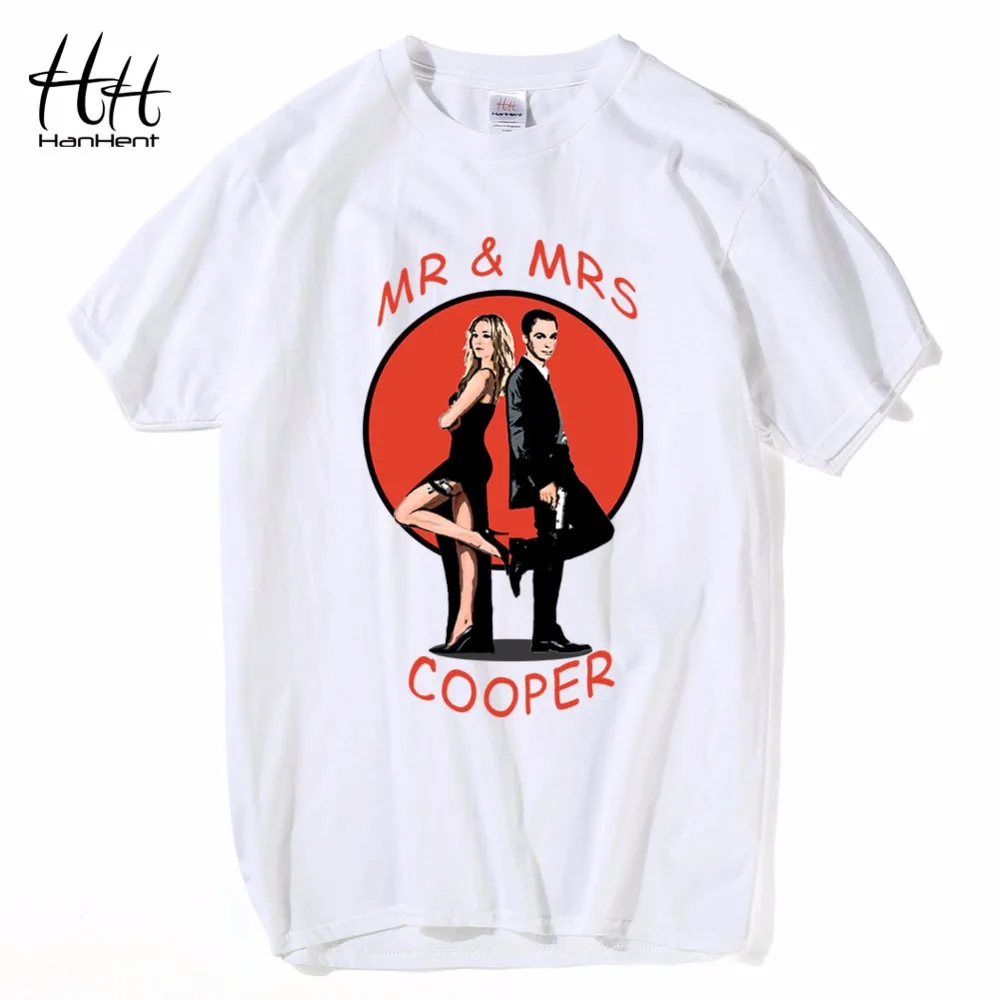 

HanHent summer fashion sheldon penny t shirt men women los pollos hermanos camisetas 3d tshirt usa the big bang theory t-shirt