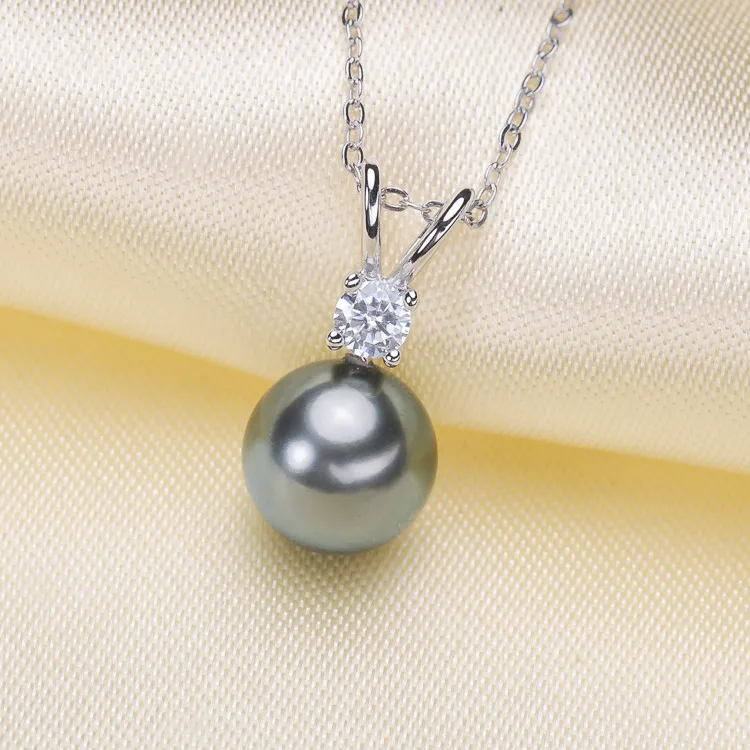 

Suitable for 8-10mm beads blank silvered pendant trays diy jewelry accessories for necklace making