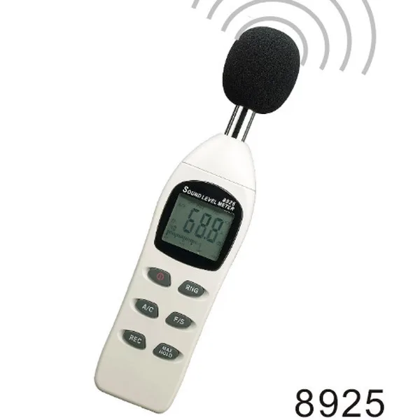 AZ-8925 цифровой измеритель уровня звука прочный decibelmeter 40dB~ 130dB/45dB~ 130dB