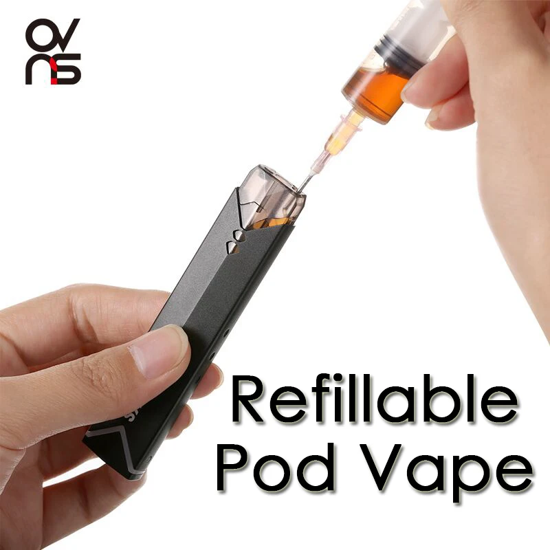 Mini Electronic Cigarette OVNS SABER Pod System Refillable Vape 440mAh 1.8ml Nice Taste Big Vapor Electronic Hookah Vape Pen Mini Electronic Cigarette OVNS SABER Pod System Refillable Vape 440mAh 1.8ml Nice Taste Big Vapor Electronic Hookah Vape Pen