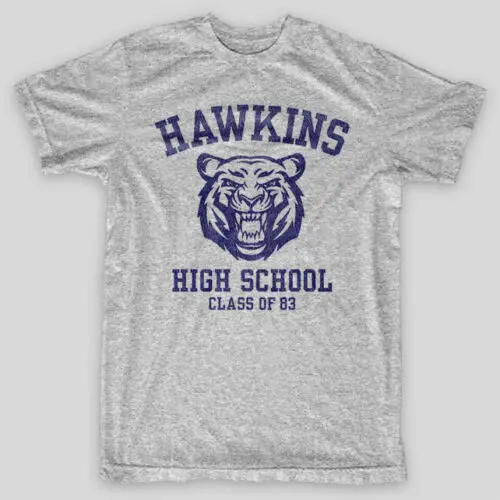 

HAWKINS HIGH SCHOOL Stranger KIDS Things VINTAGE LOOK T-Shirt SIZES S-5X