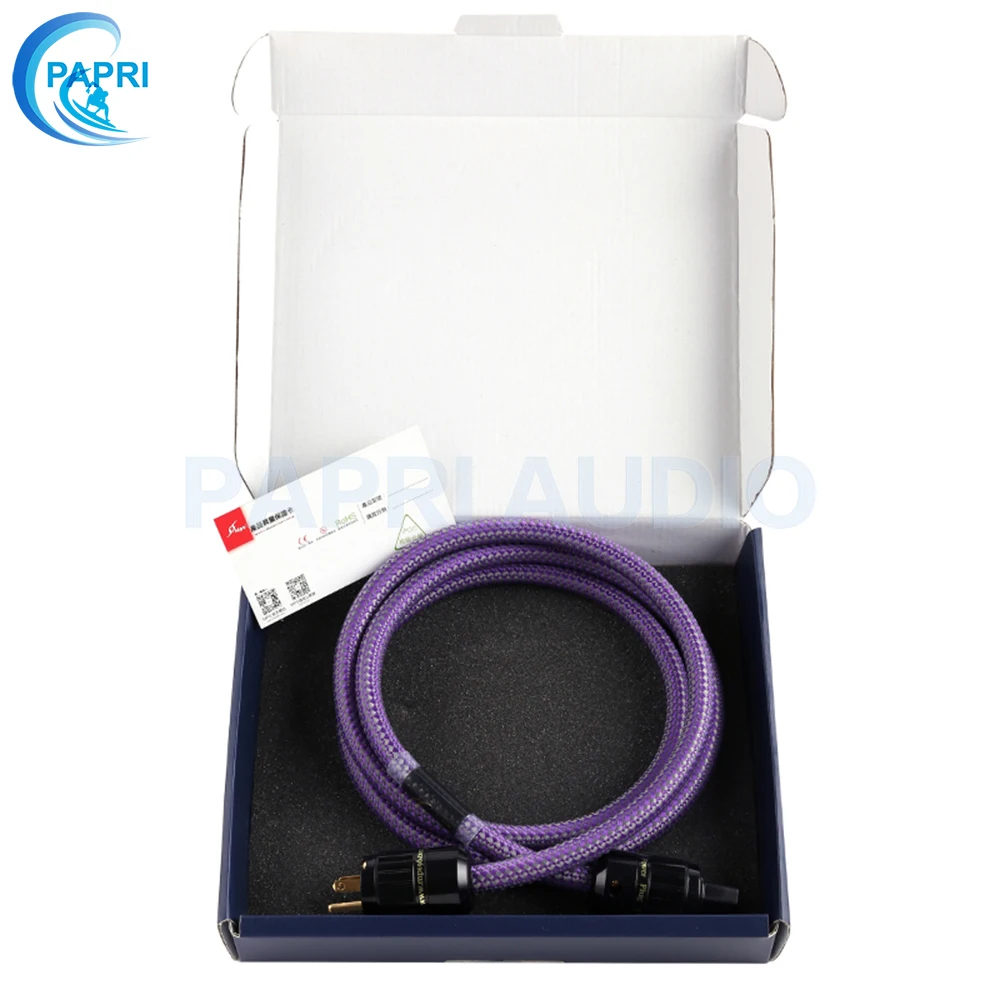 PAPRI MPS SGP-148AC 6N OCC 99.99997% монокристалл меди 5-core 2.0MM2 AWG14 для аудиопроигрыватель DCA лампового усилителя