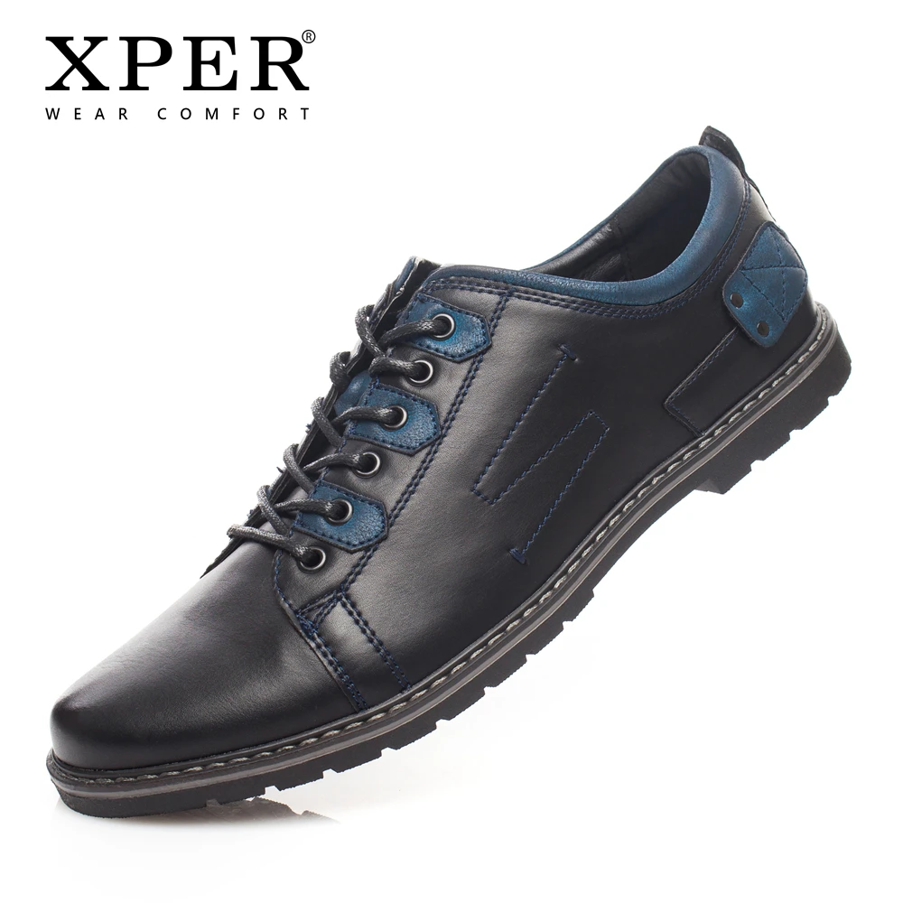 

XPER Brand Lether Men Casual Shoes Mixed Colours Fashion Men Flats Shoes Business Luxury Shoes Big Size Footwear #YM86819BU