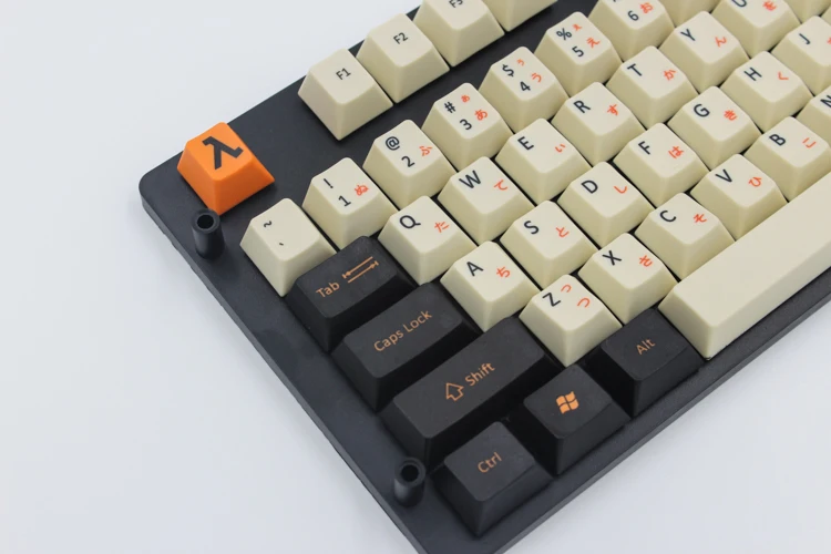 Большая углеродная 108/125 клавиша PBT вишня оригинальная высота Keycap белая сублимированная японская версия Keycap для механической клавиатуры