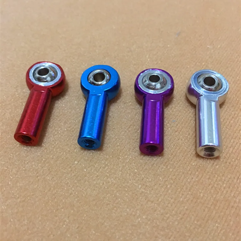 

1 RC ball buckle/ M3/M4pull rod head/ aluminum alloy ball head cup, M3 fish eye bearing/DIY model accessories