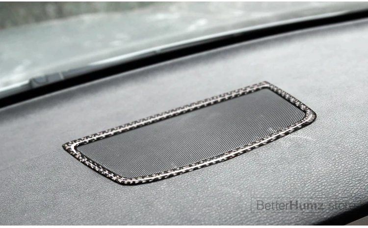 Betterhumz наклейки для автомобиля для BMW E70 E71 X5 X6 аксессуары из углеродного волокна приборной панели динамик декоративная панель украшения