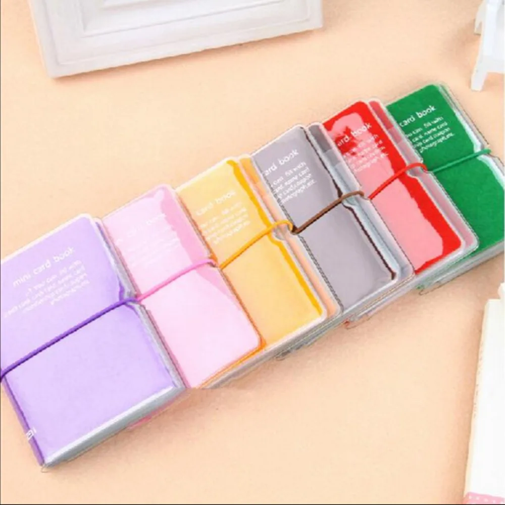1PC New Fashion Credit Card Holder/Case card holder Wallet Candy Color Business Cards Bag ID Holders 32p