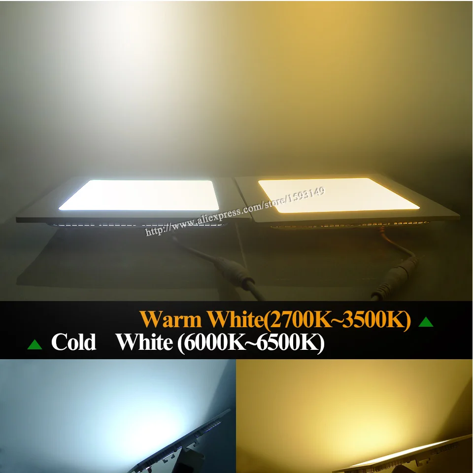 Тонкий Светодиодный точечный светильник AC110v 220v светодиодный светильник 3 Вт/4 Вт/6 Вт/9 Вт/12 Вт/15 Вт/18 Вт Встраиваемый светодиодный потолочный квадратный углублённые встраиваемые светодиодный белый светодиод для дома