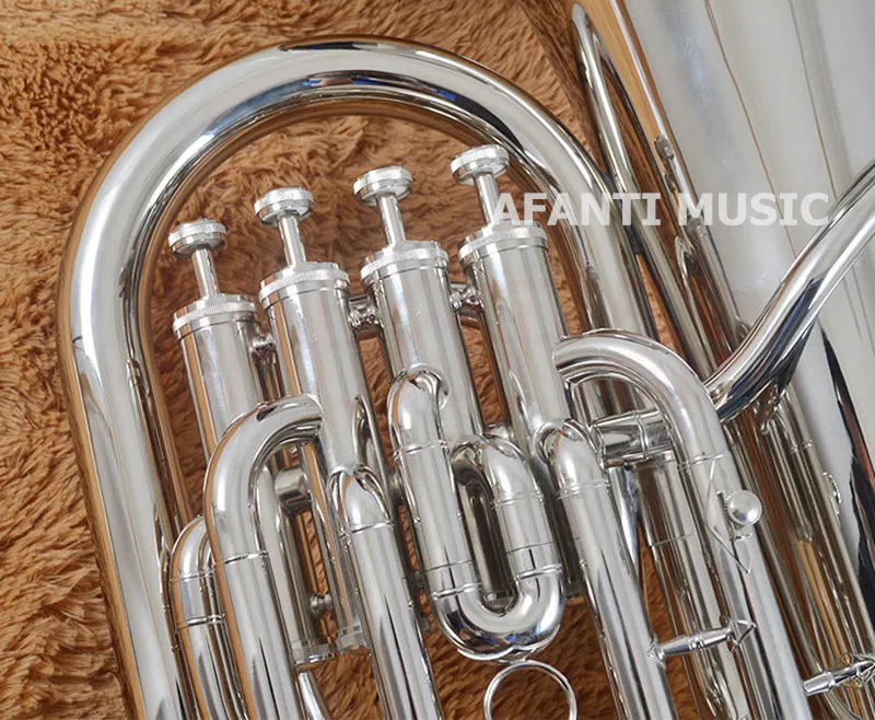 Afanti Music Bb tone / Yellow Brass / Nickel Plated Baritone (BAR-121)