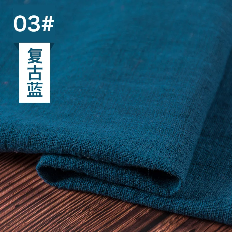 Бамбуковое волокно, хлопковая ткань, дышащая одежда для платья, футболка, летняя одежда, 100*135 см/штука - Цвет: blue green
