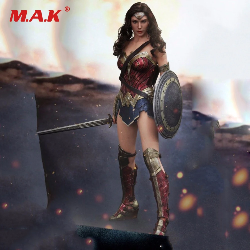 

Hot Toy 1/6 Female Hot Toys MMS359 1:6 Dawn of Justice Wonder Woman Gal Gadot Figure Doll Model Body Figure