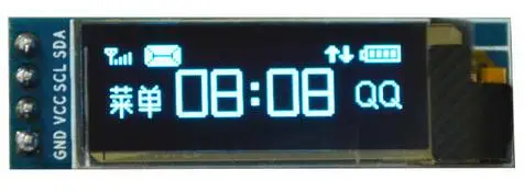 0 91 дюйма 128x32 I2C IIC последовательный синий OLED ЖК-дисплей модуль 12832 SSD1306 ЖК-экран для
